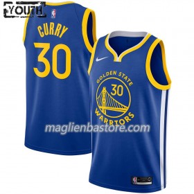 Maglia NBA Golden State Warriors Stephen Curry 30 Nike 2019-20 Icon Edition Swingman - Bambino